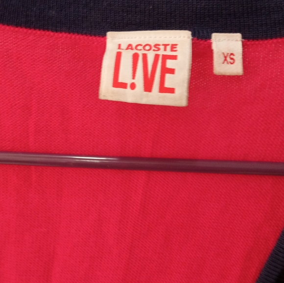 Lacoste Pink and Navy Cardigan - Picture 10 of 11